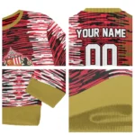 Custom Sunderland Camouflage Stripe Red White Sweater Best Selling
