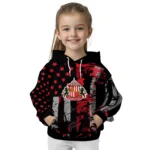 Custom Sunderland Distressed Flag Red Black Hoodie Best Selling