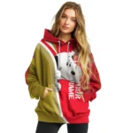 Custom Sunderland Peeking Snoopy Red Hoodie Best Selling