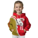 Custom Sunderland Peeking Snoopy Red Hoodie Best Selling