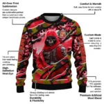 Custom Sunderland Skull Horde Red Sweater Best Selling
