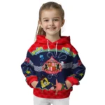 Custom Sunderland Spongebob Patrick Star Red Navy Hoodie Best Selling