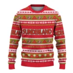 Custom Sunderland Tent Stripes Red White Sweater Best Selling