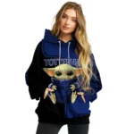 Custom Tottenham Hotspur Baby Yoda Navy Black Hoodie Best Selling