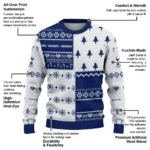 Custom Tottenham Hotspur Christmastree Bands White Sweater Best Selling