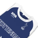 Custom Tottenham Hotspur Flame Border Navy Sweater Best Selling