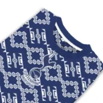 Custom Tottenham Hotspur Lattice Gridwork Navy Sweater Best Selling