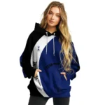 Custom Tottenham Hotspur Minimalist Design Navy Black Hoodie Best Selling