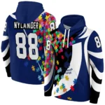 Custom Tottenham Hotspur Puzzle Pieces Navy Hoodie Best Selling