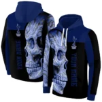 Custom Tottenham Hotspur Skull Motif Navy Black Hoodie Best Selling
