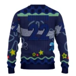 Custom Tottenham Hotspur Spongebob Designs Blue Sweater Best Selling