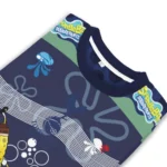 Custom Tottenham Hotspur Spongebob Designs Blue Sweater Best Selling