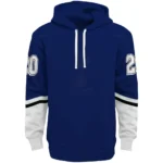 Custom Tottenham Hotspur Striped Sleeves Navy Hoodie Best Selling