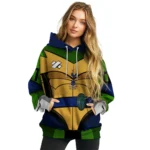 Custom Tottenham Hotspur Superhero Armor Navy Green Hoodie Best Selling