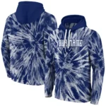 Custom Tottenham Hotspur Tie Dye Pattern Navy Hoodie Best Selling