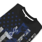 Custom Tottenham Hotspur Vintage Usa Flag Black Sweater Best Selling