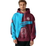 Custom West Ham United Abstract Shape Claret Hoodie Best Selling