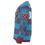 Custom West Ham United Bulldog Motif Sweater Best Selling