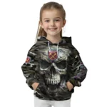 Custom West Ham United Camo Skull Hoodie Best Selling