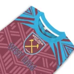 Custom West Ham United Chevron Pattern Claret Sweater Best Selling