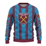 Custom West Ham United Chevron Rows Claret Sweater Best Selling