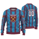 Custom West Ham United Chevron Rows Claret Sweater Best Selling