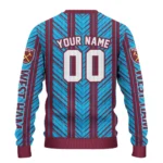 Custom West Ham United Chevron Rows Claret Sweater Best Selling