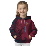 Custom West Ham United Deer Silhouette Claret Hoodie Best Selling
