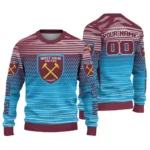 Custom West Ham United Diamond Mesh Sweater Best Selling