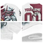 Custom West Ham United Jesus Tears Claret White Sweater Best Selling
