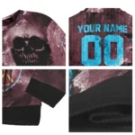 Custom West Ham United Skull Collage Claret Sweater Best Selling
