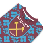 Custom West Ham United Snowflake Matrix Claret Sweater Best Selling