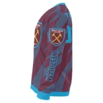 Custom West Ham United Stripe Motion Claret Sweater Best Selling