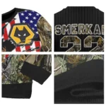 Custom Wolverhampton Wanderers American Flag Claw Sweater Best Selling
