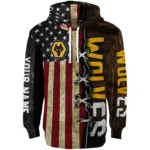 Custom Wolverhampton Wanderers American Pride Hoodie Best Selling