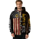 Custom Wolverhampton Wanderers American Pride Hoodie Best Selling
