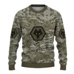 Custom Wolverhampton Wanderers Camouflage Blend Sweater Best Selling
