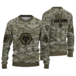 Custom Wolverhampton Wanderers Camouflage Blend Sweater Best Selling