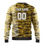 Custom Wolverhampton Wanderers Camouflage Stripe Old Gold White Sweater Best Selling