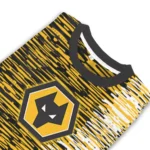 Custom Wolverhampton Wanderers Camouflage Stripe Old Gold White Sweater Best Selling