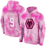 Custom Wolverhampton Wanderers Cancer Support Pink Hoodie Best Selling