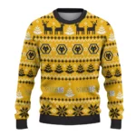 Custom Wolverhampton Wanderers Christmas Designs Old Gold Sweater Best Selling