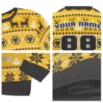 Custom Wolverhampton Wanderers Christmas Designs Old Gold Sweater Best Selling