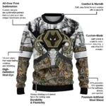 Custom Wolverhampton Wanderers Deer Antlers Sweater Best Selling