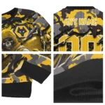 Custom Wolverhampton Wanderers Skull Horde Old Gold Sweater Best Selling
