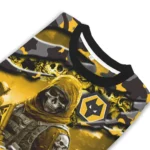 Custom Wolverhampton Wanderers Skull Horde Old Gold Sweater Best Selling