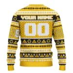 Custom Wolverhampton Wanderers Tent Stripes Old Gold White Sweater Best Selling