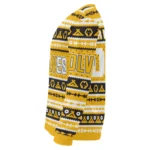 Custom Wolverhampton Wanderers Tent Stripes Old Gold White Sweater Best Selling