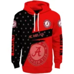 Customized Ac Milan Abstract Shape Red Hoodie Best Selling