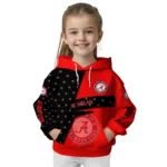 Customized Ac Milan Abstract Shape Red Hoodie Best Selling